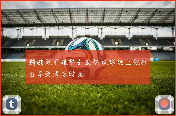 鹈鹕放弃追梦引发热议球场上他独自享受清凉时光